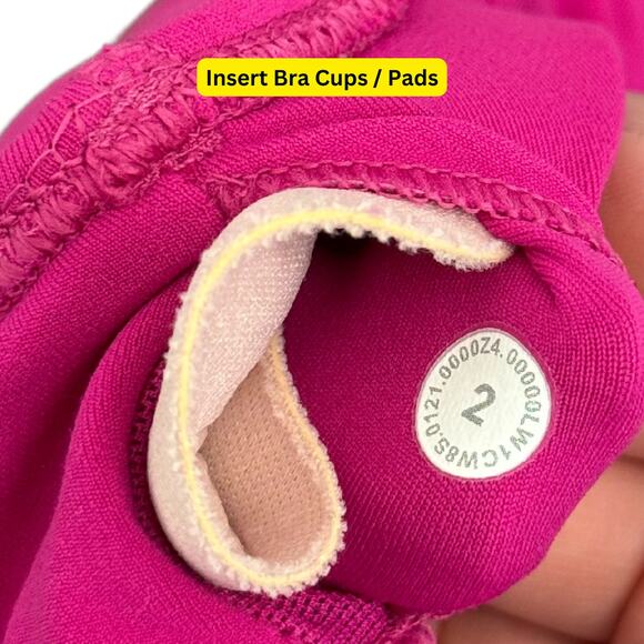 Barely Worn Lululemon Magenta Purple Padded Align Cropped Tank Top - Size: 2 - Picture 4 of 9